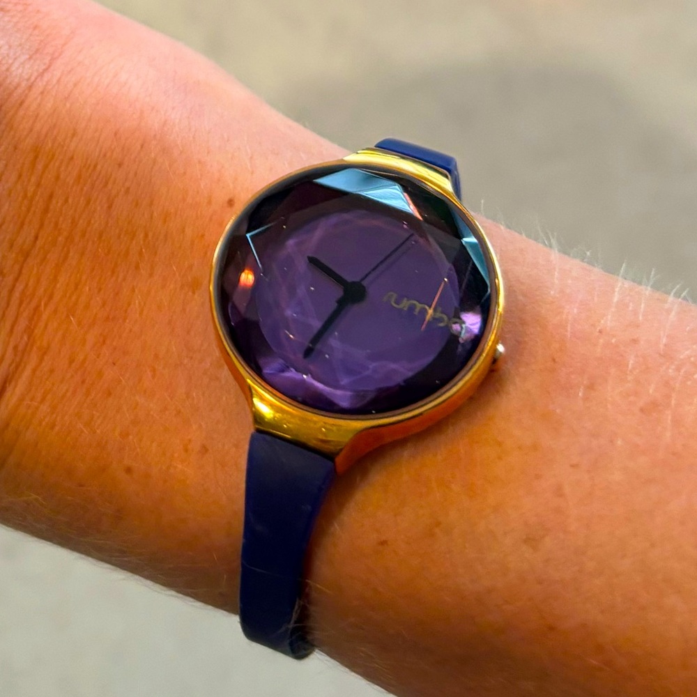 Gorgeous blue/purple watch by Rumbo